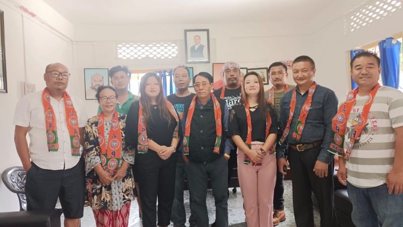 Members of BJP Mokokchung after a ‘Morcha Interface’ on August 25 at BJP Office, Mokokchung district.